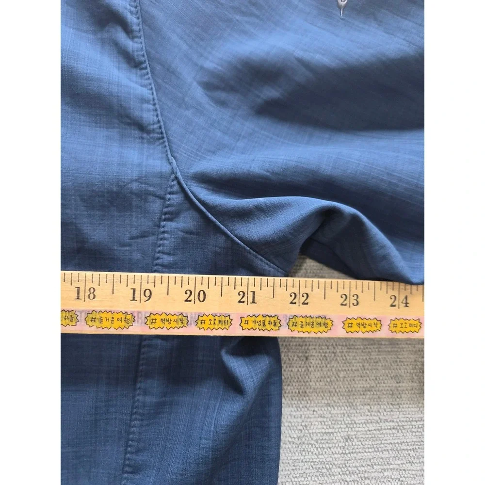 Eddie Bauer Shaded Crosshatch Soft Shell Jacket Mens Large Blue Fleece Lined